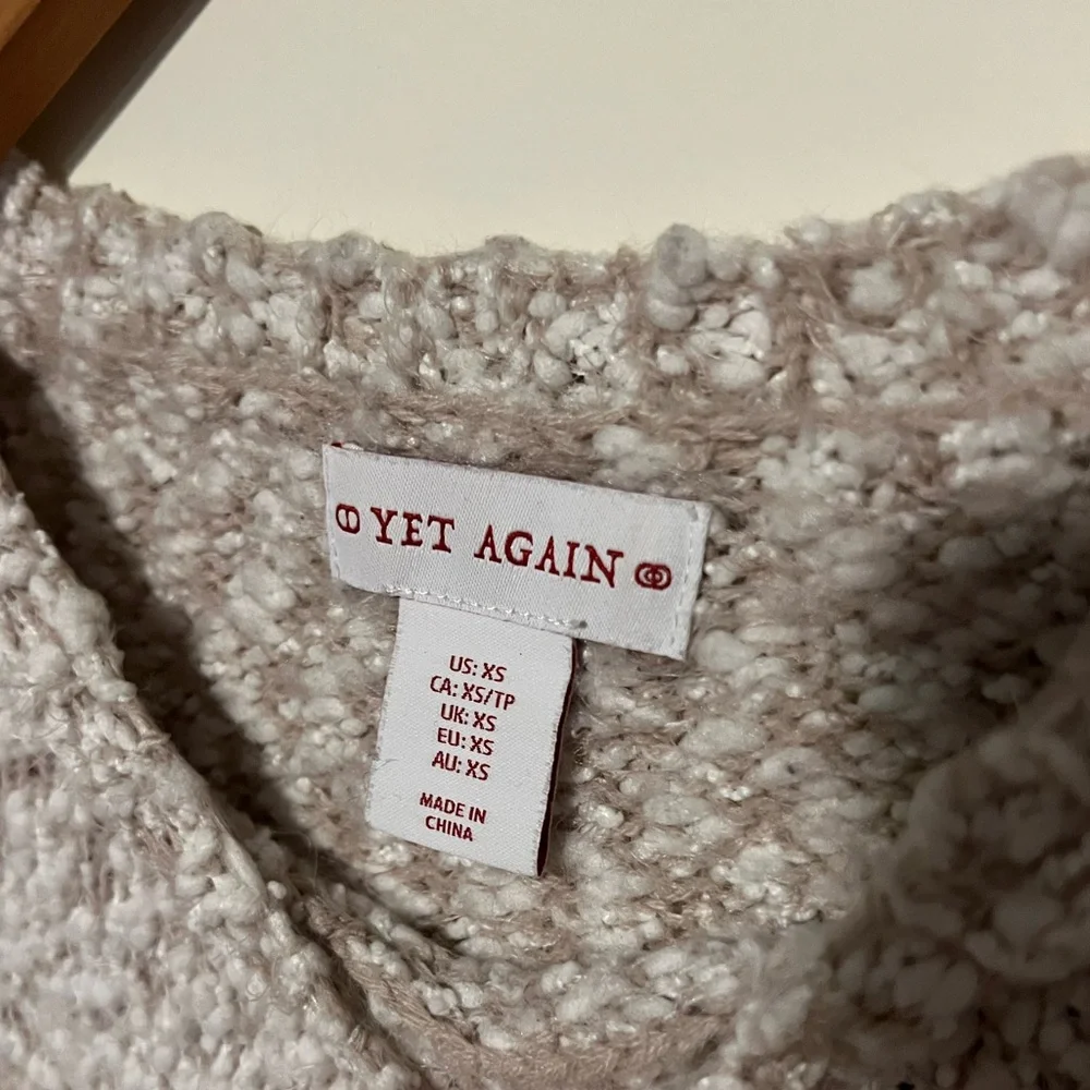 Yet Again Cream Colored Thick Sweater - Picture 4 of 4
